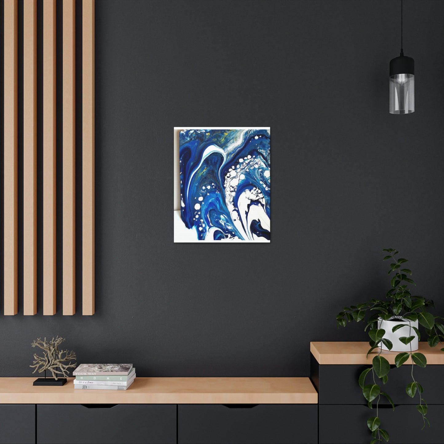 Aqua Drift - Canvas