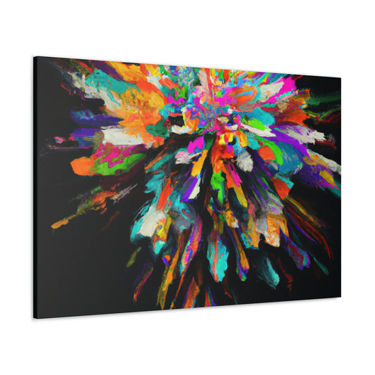 Psychedelic Bloom - Canvas