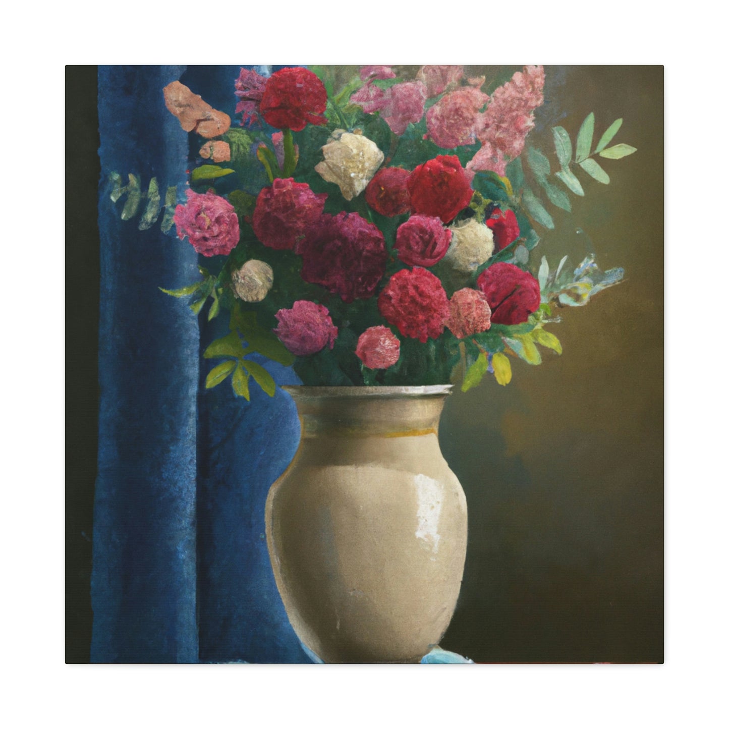 Floral Fantasia. - Canvas