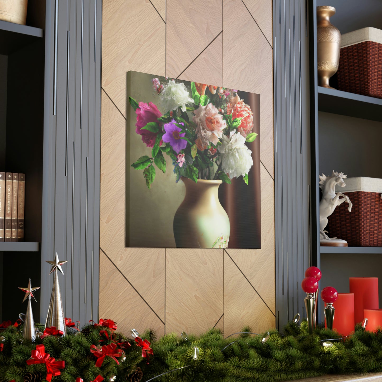 Floral Enchantment. - Canvas