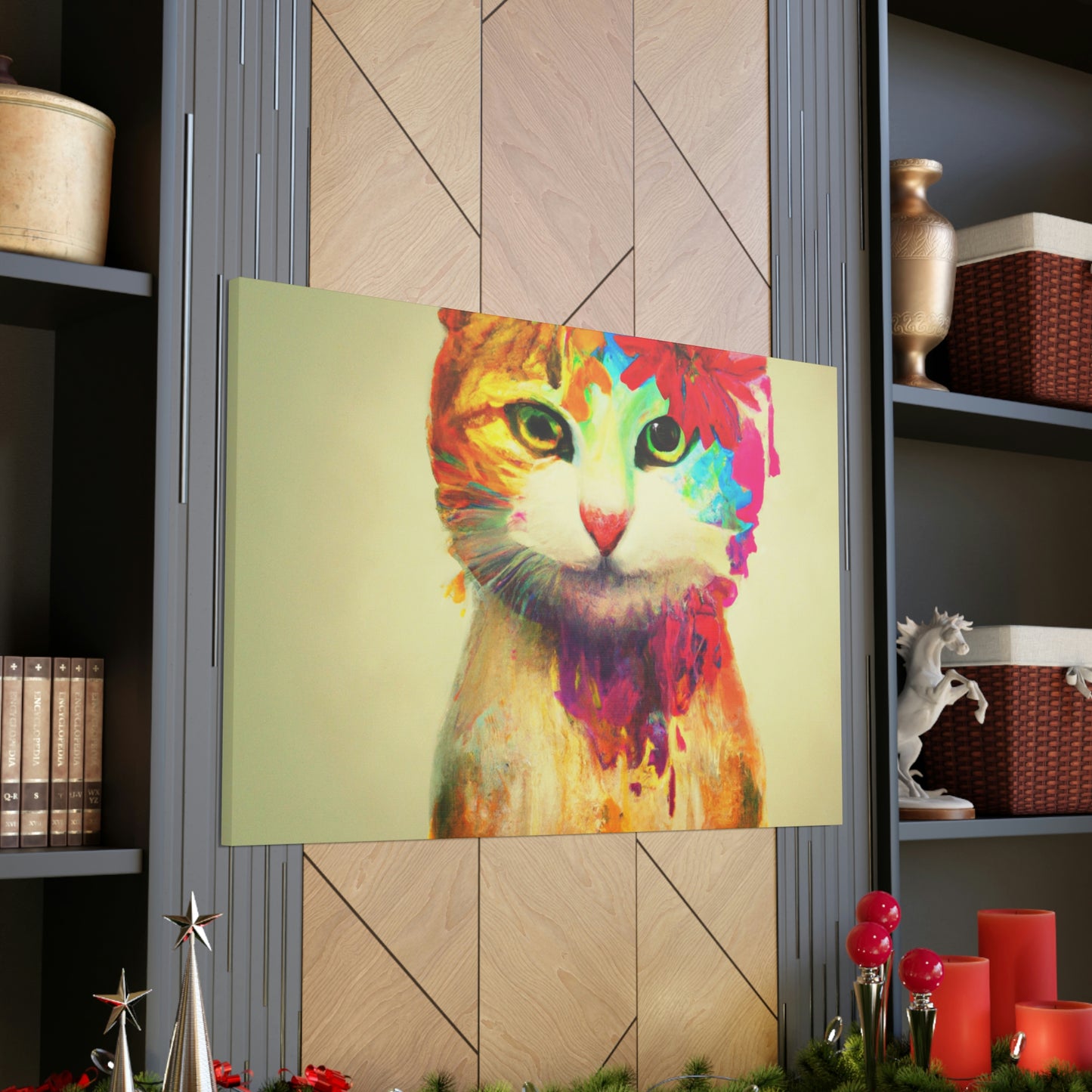 Flower Cat - Canvas