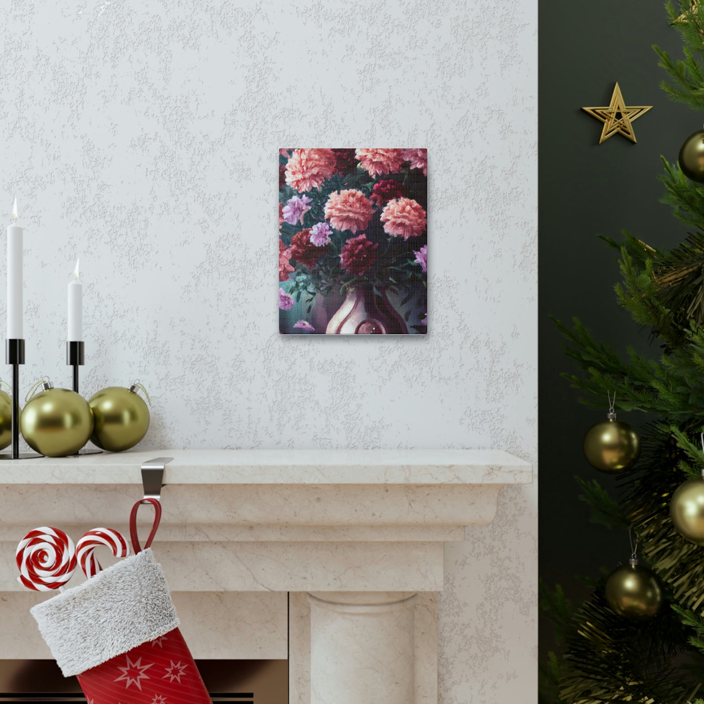 "Flower Vase Bliss." - Canvas