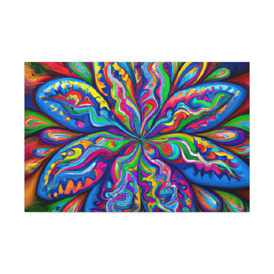 Psychedelic Bloom - Canvas