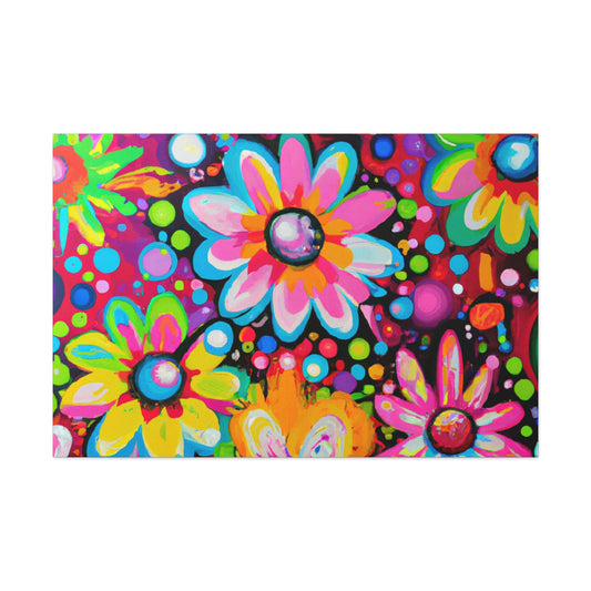 Vibrant Bloom. - Canvas