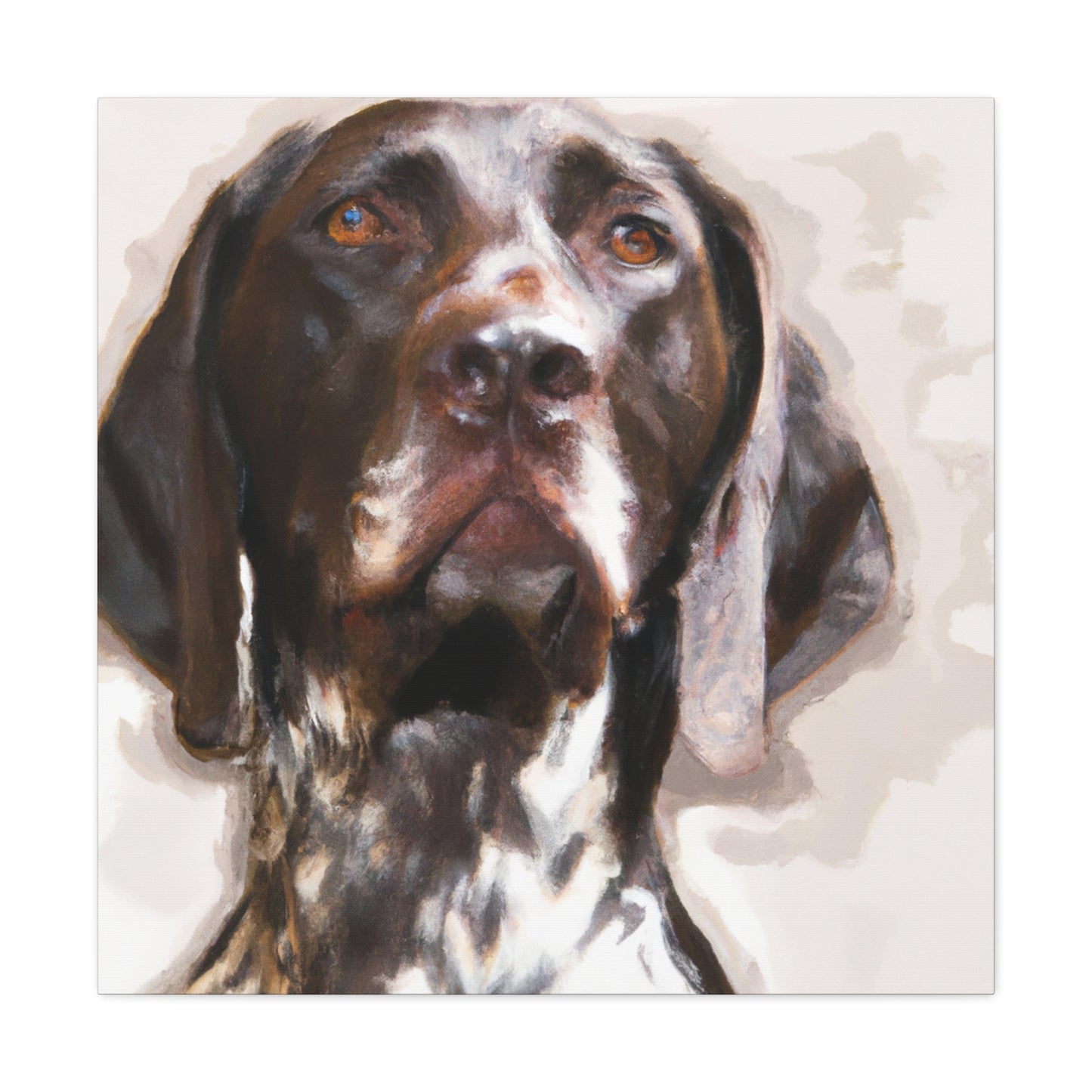 "Pointer Perfection" - Canvas