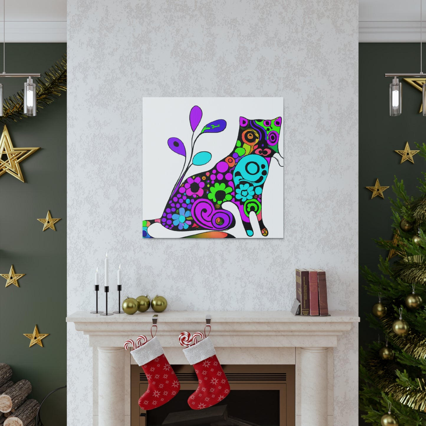 Flora Feline - Canvas