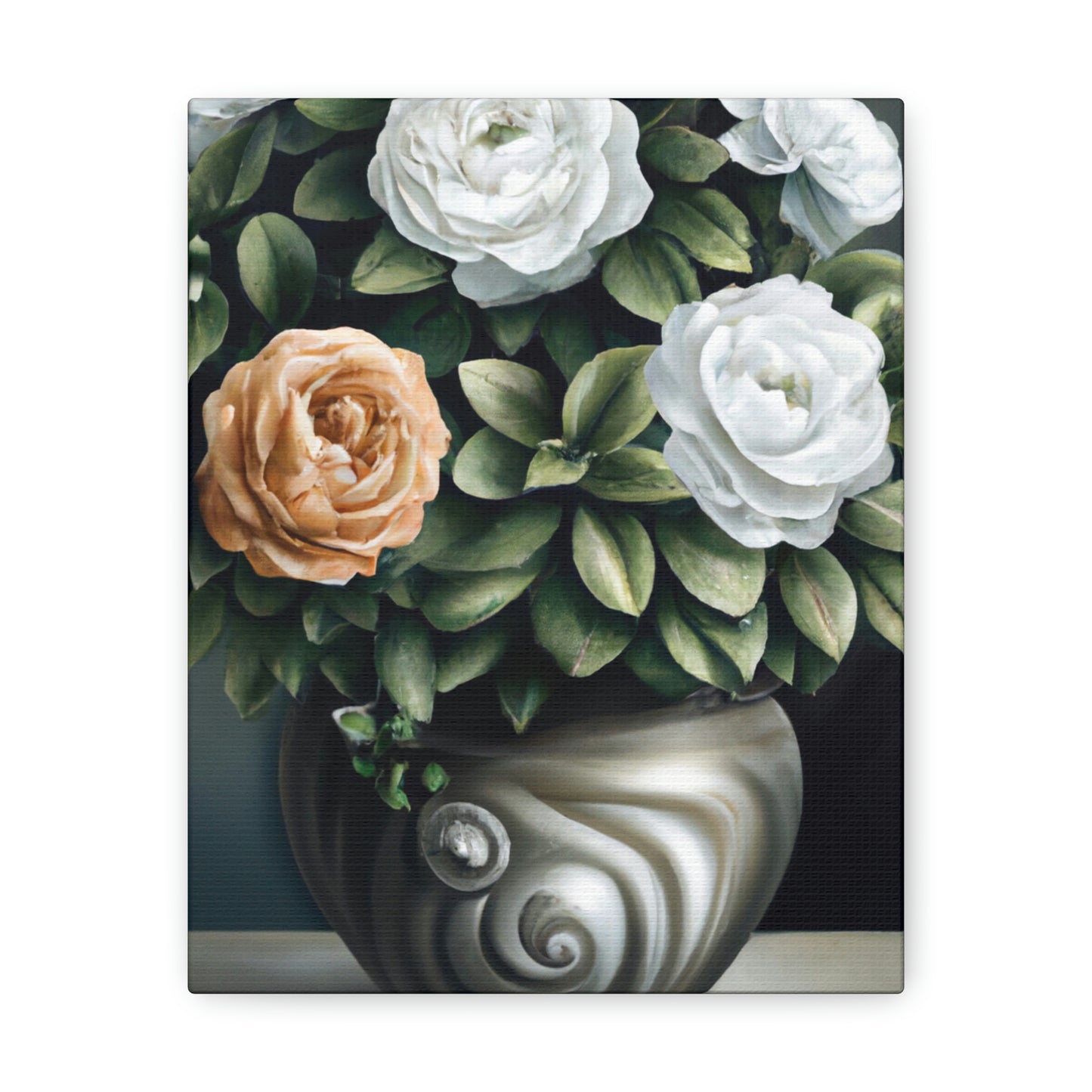 Glowing Floral Splendor. - Canvas