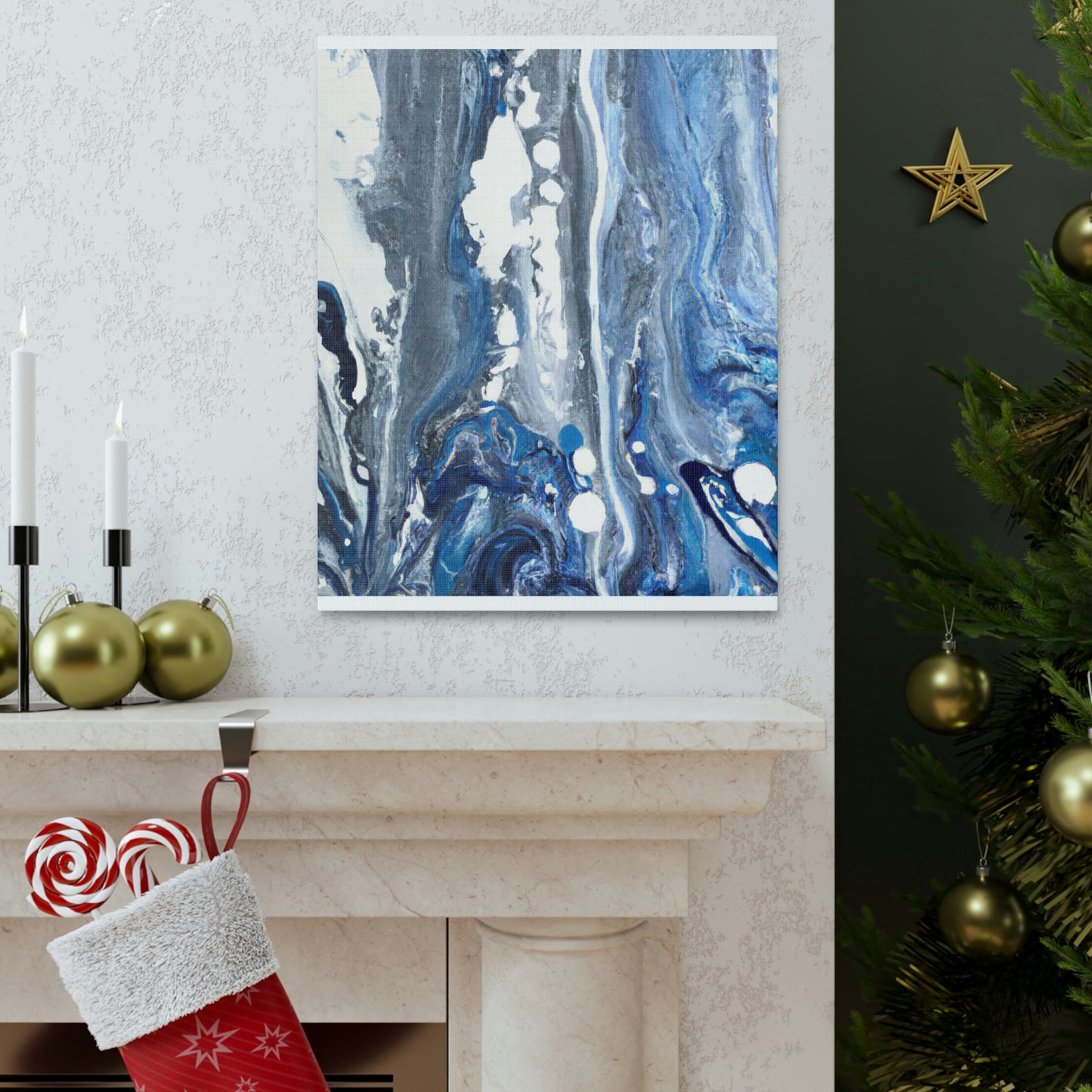 Blue Opulence - Canvas