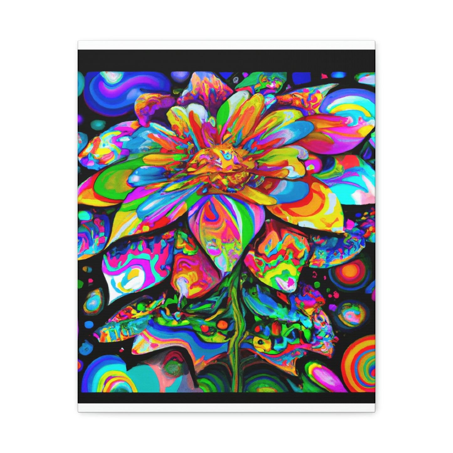 Colorful Joyful Bloom - Canvas