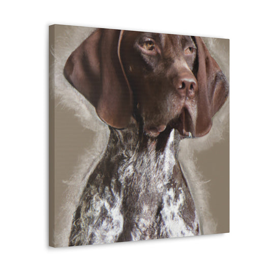 Pointer Posh. - Canvas