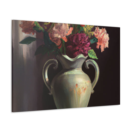 Vase Petal Splendor - Canvas