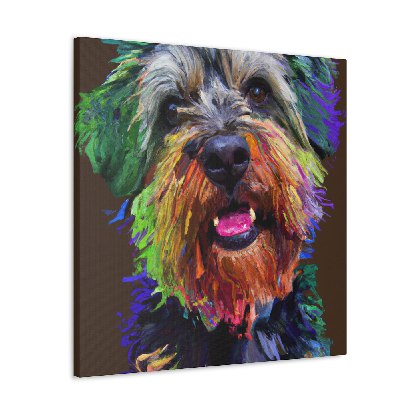 Canine Colorful. - Canvas