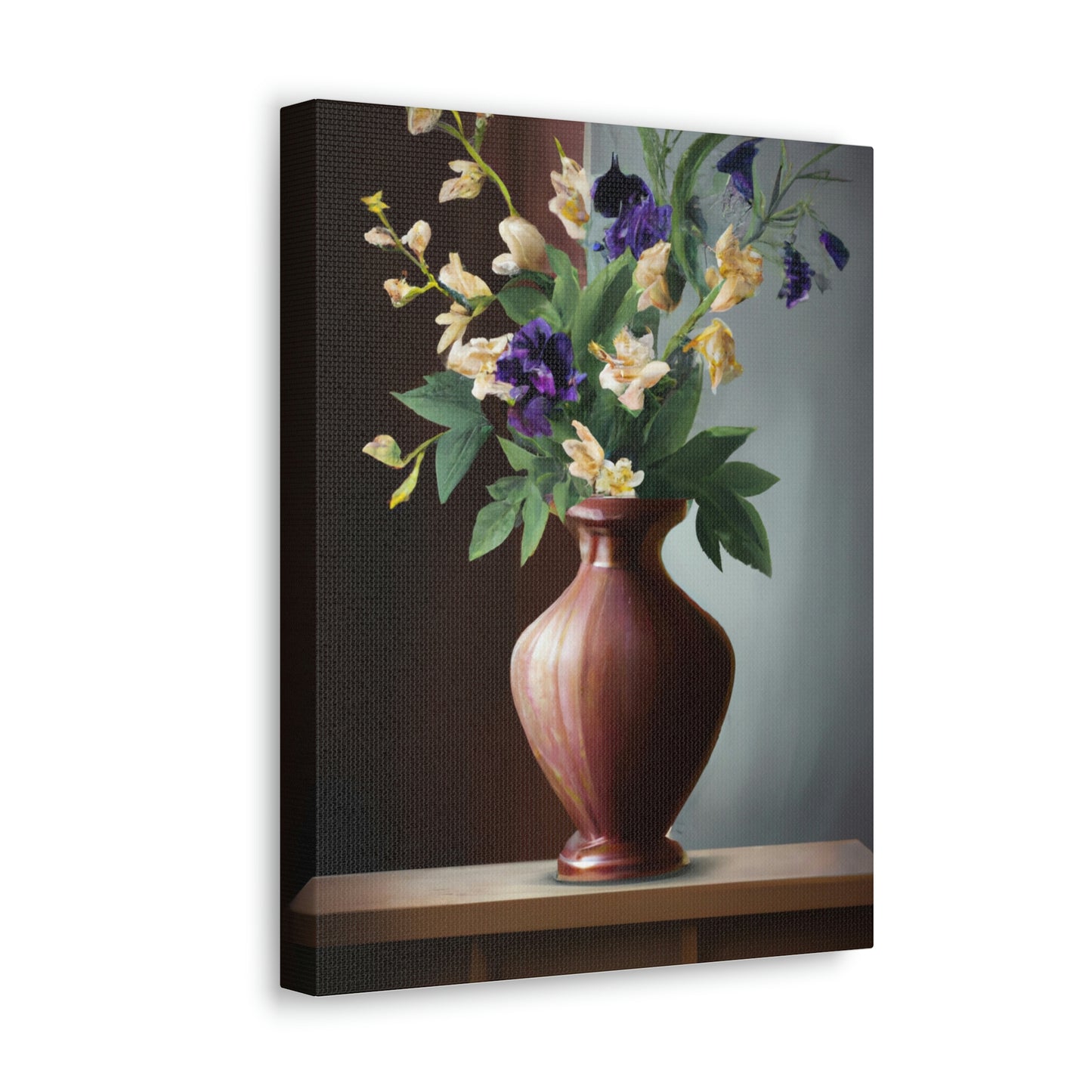 "Intricate Floral Weave." - Canvas