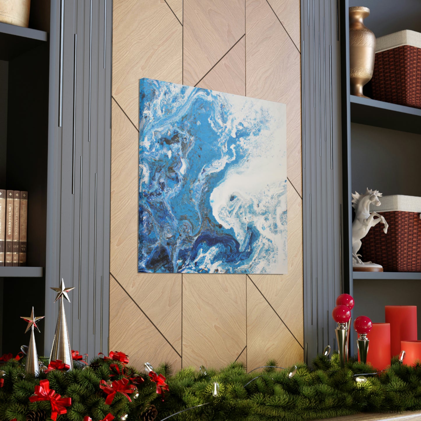 "Blue Spark" - Canvas