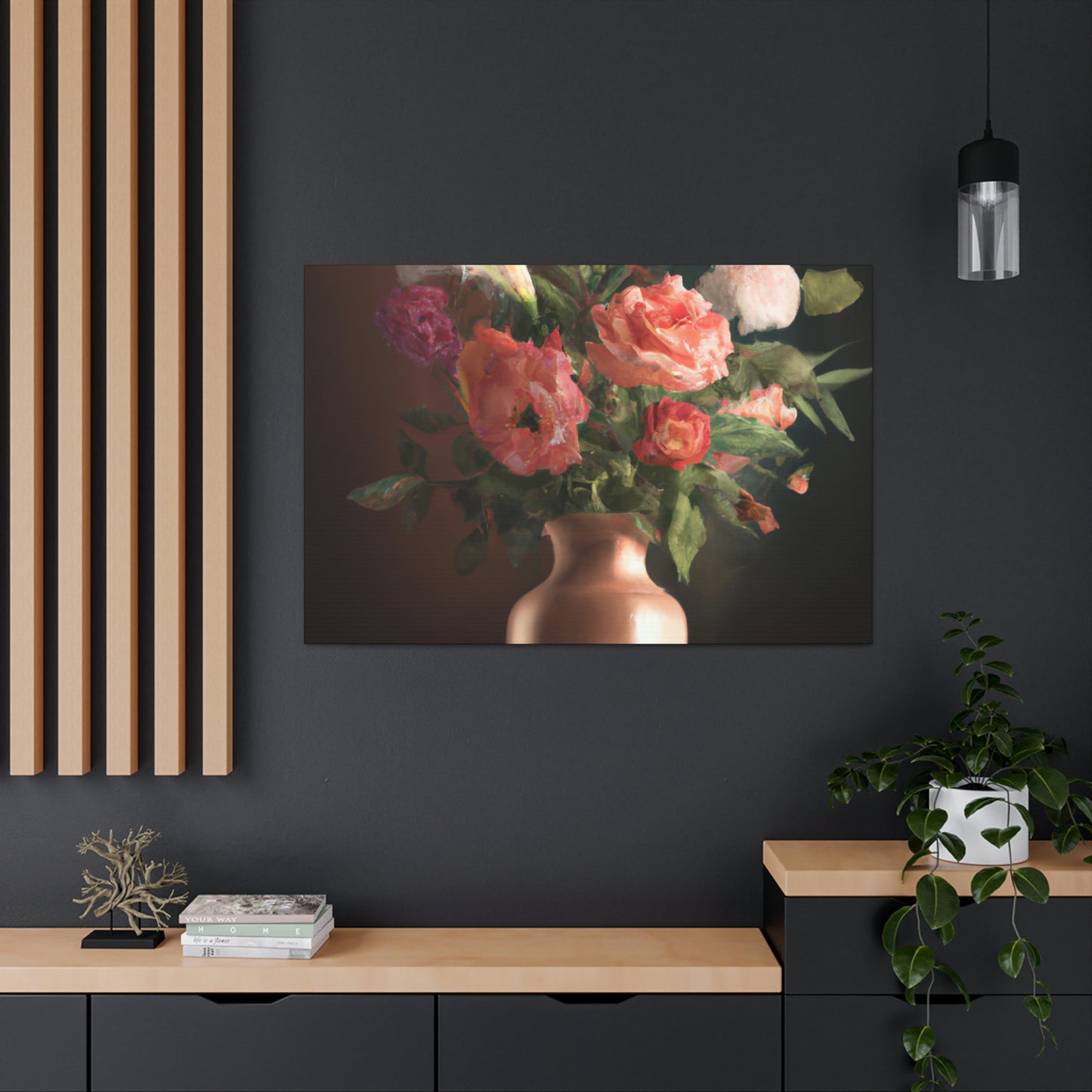 "Floral Finery Wonderland" - Canvas