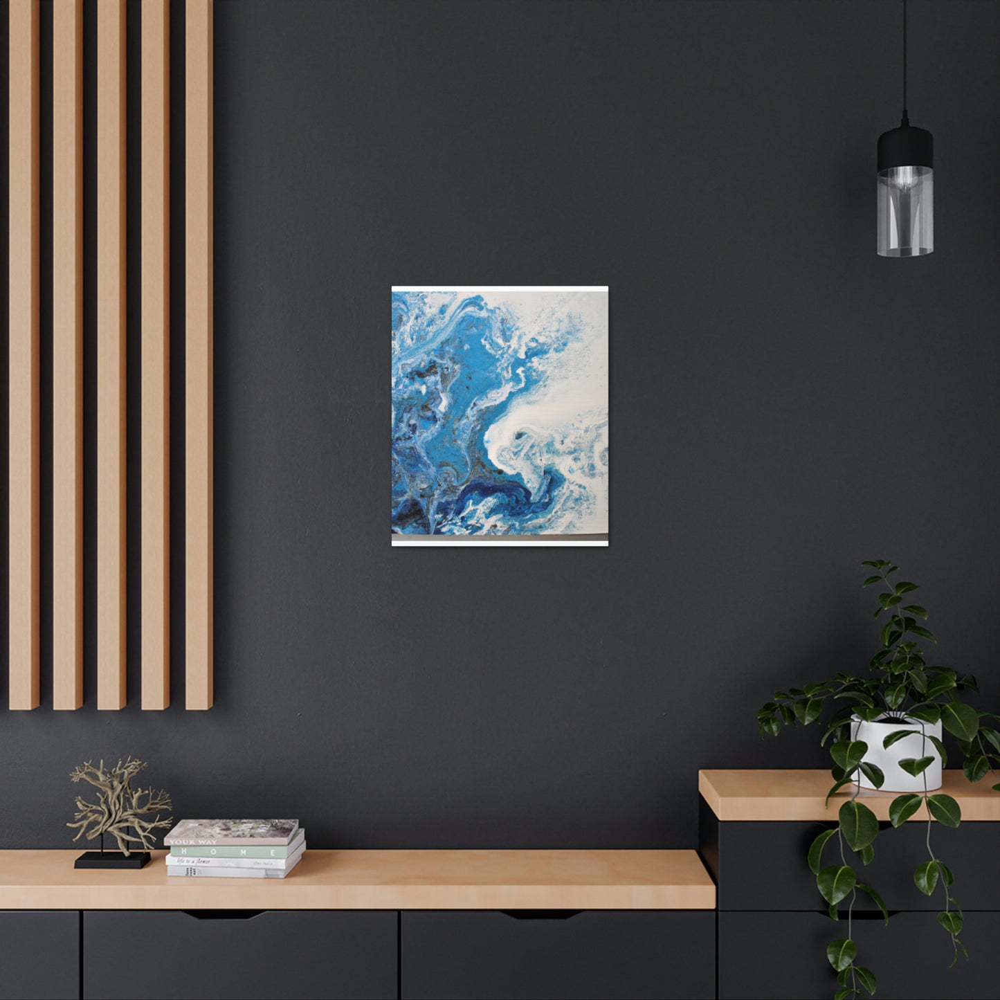 "Blue Spark" - Canvas