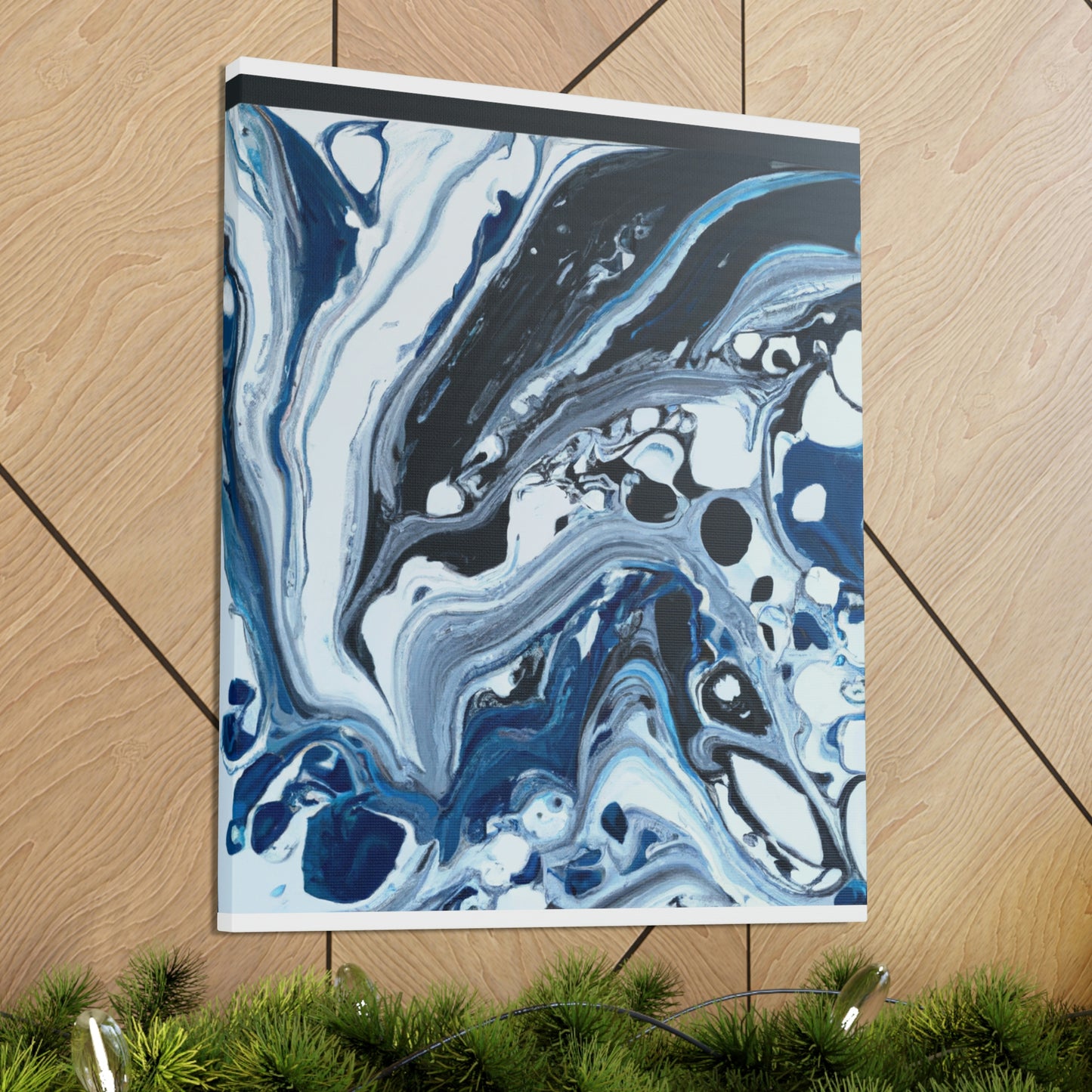 Blue Reflection. - Canvas
