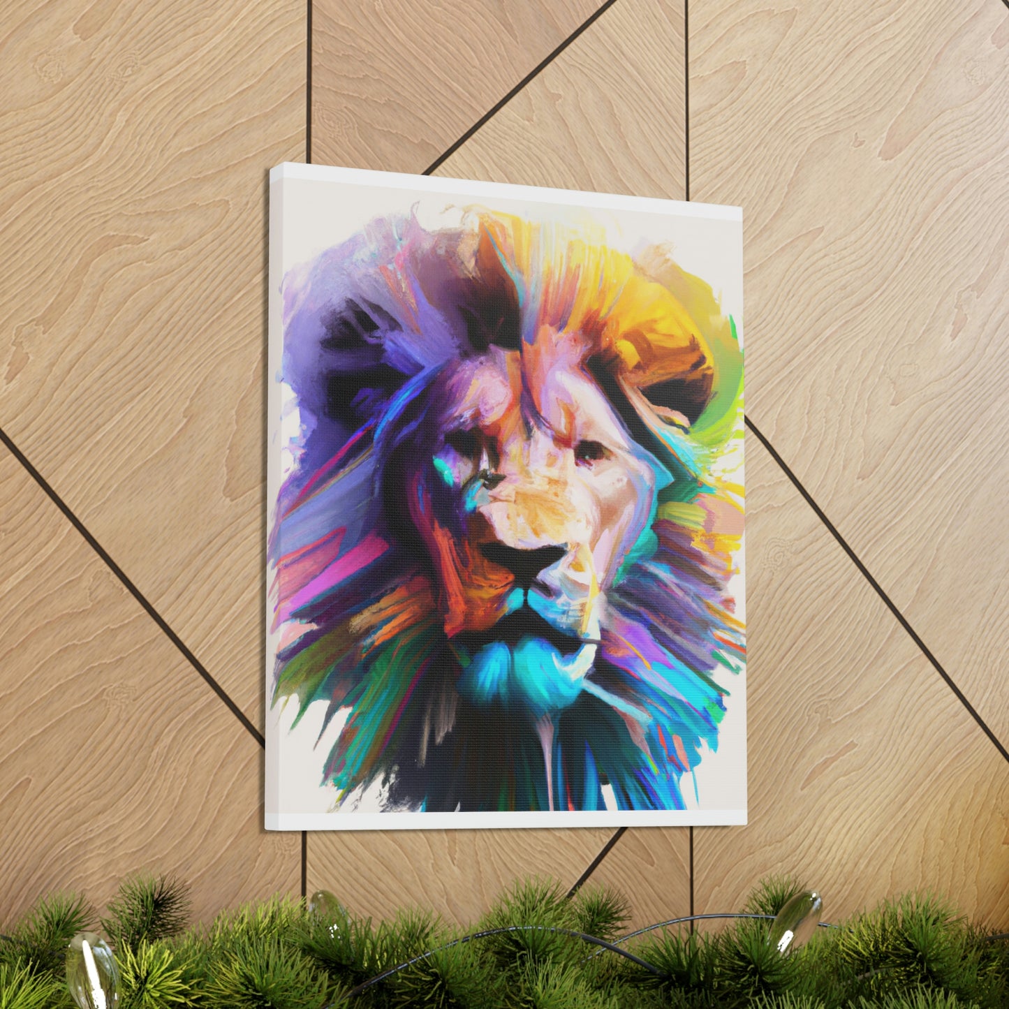 Vibrant Roar. - Canvas