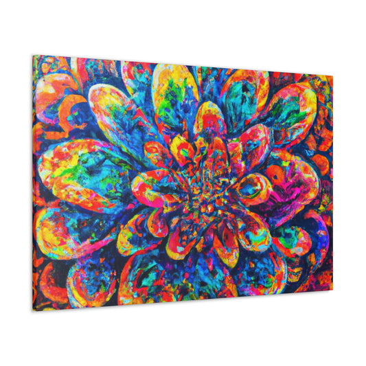 Psychedelic Bloom. - Canvas