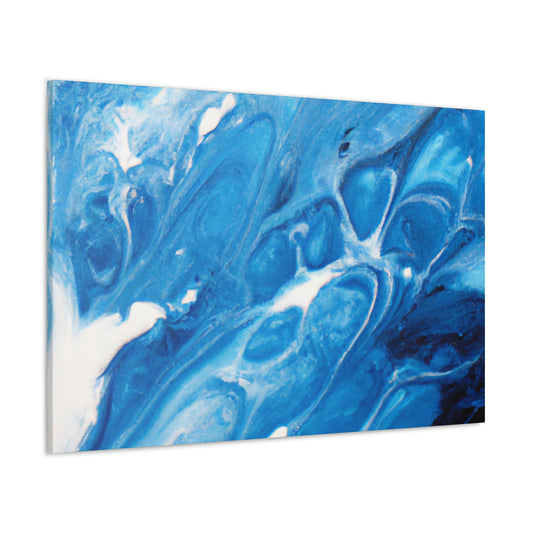 Blue Vapour. - Canvas