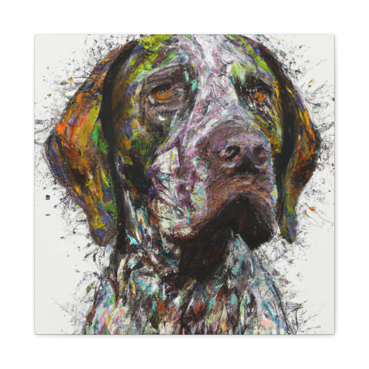 "Painted Pointer" - Canvas