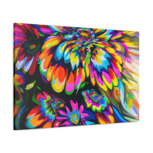 Joyful Bloom. - Canvas