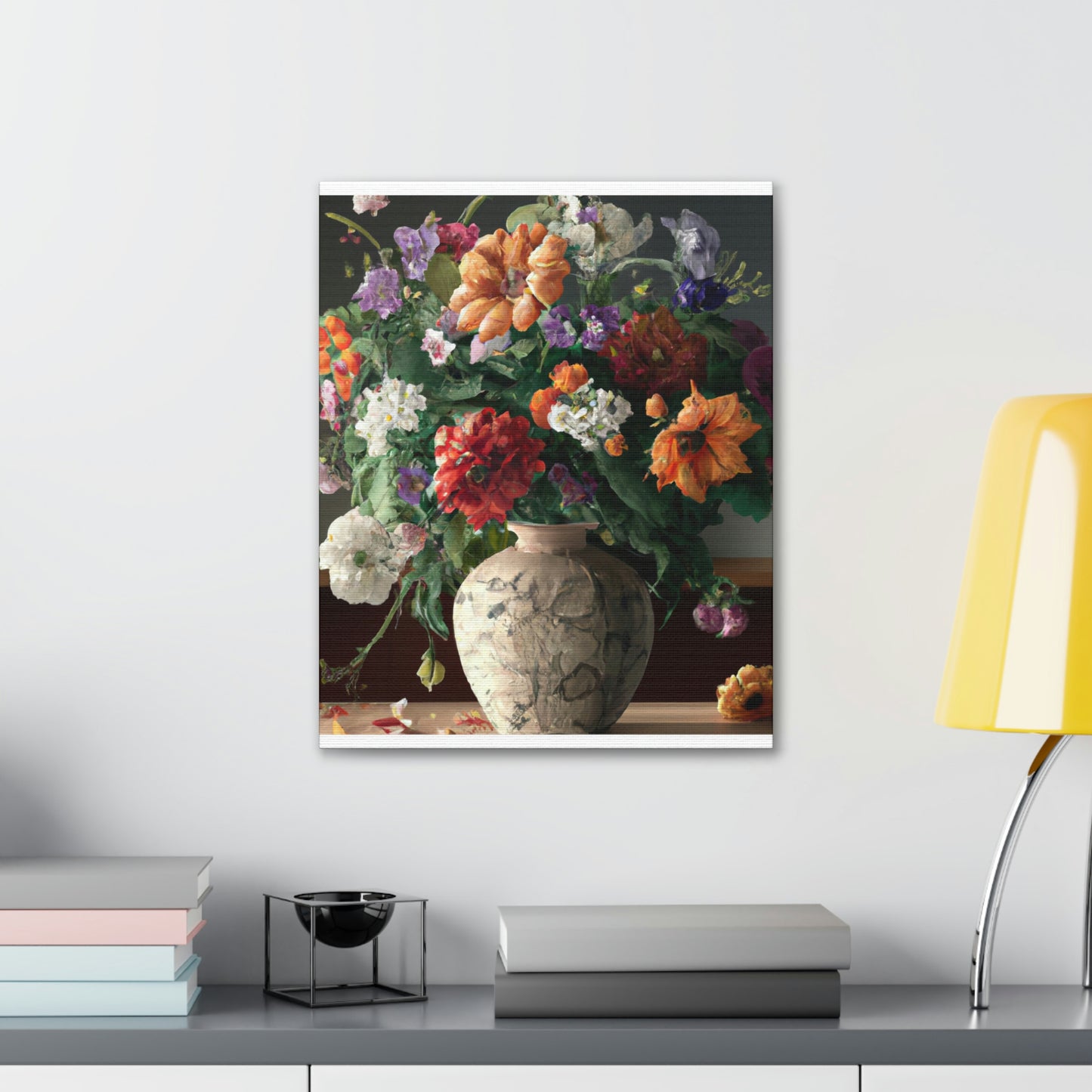 Vibrant Floral Bliss - Canvas