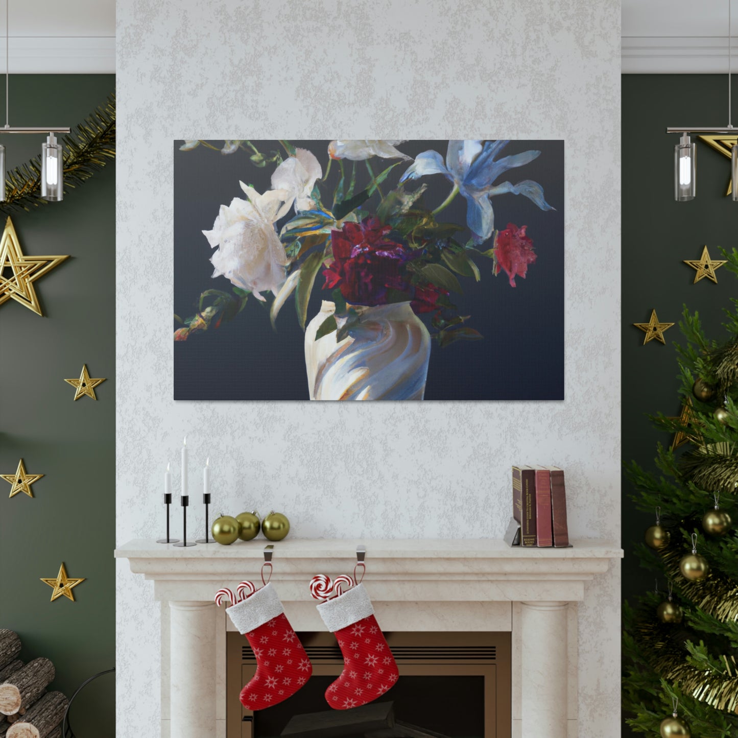 Floral Petal Splendor - Canvas
