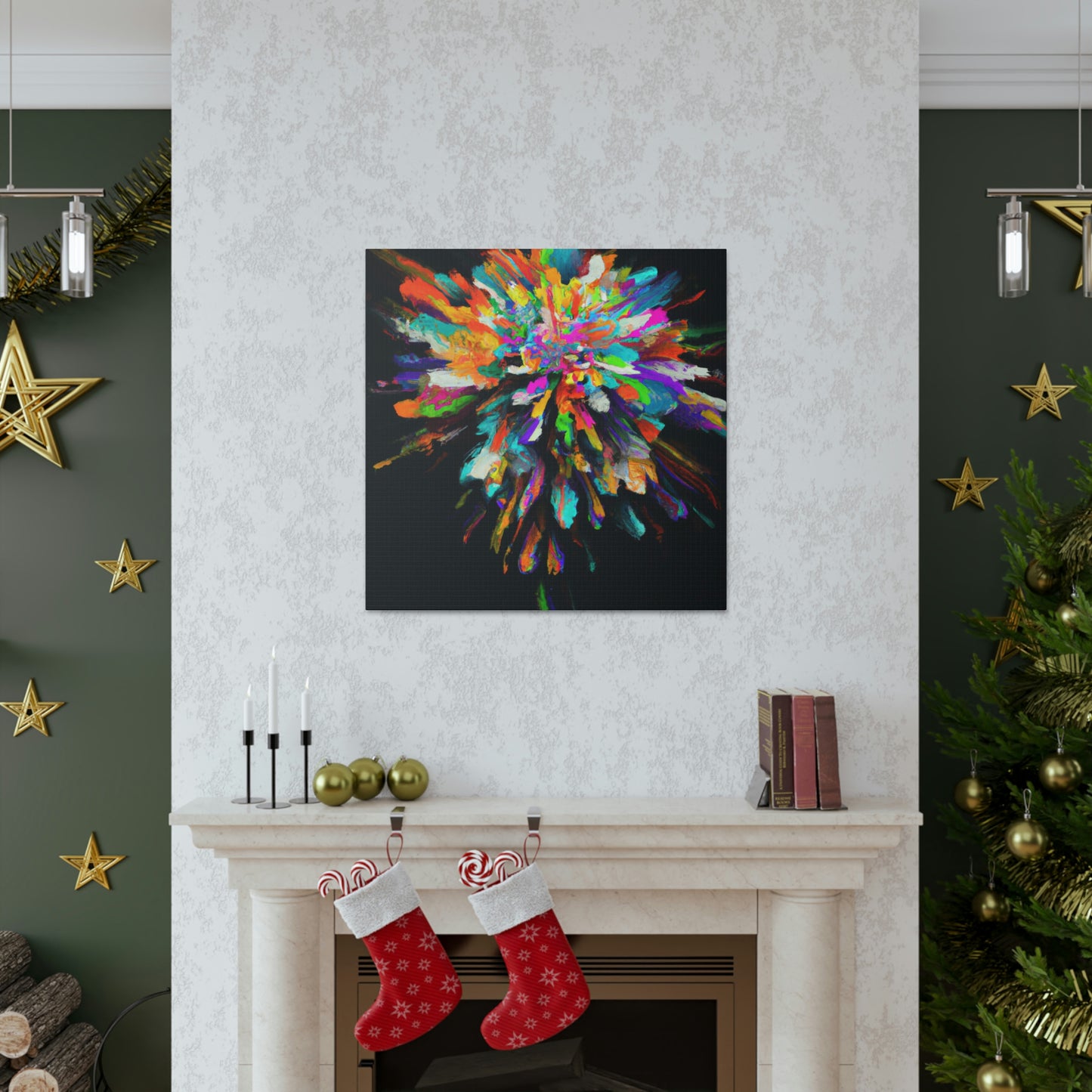 Psychedelic Bloom - Canvas