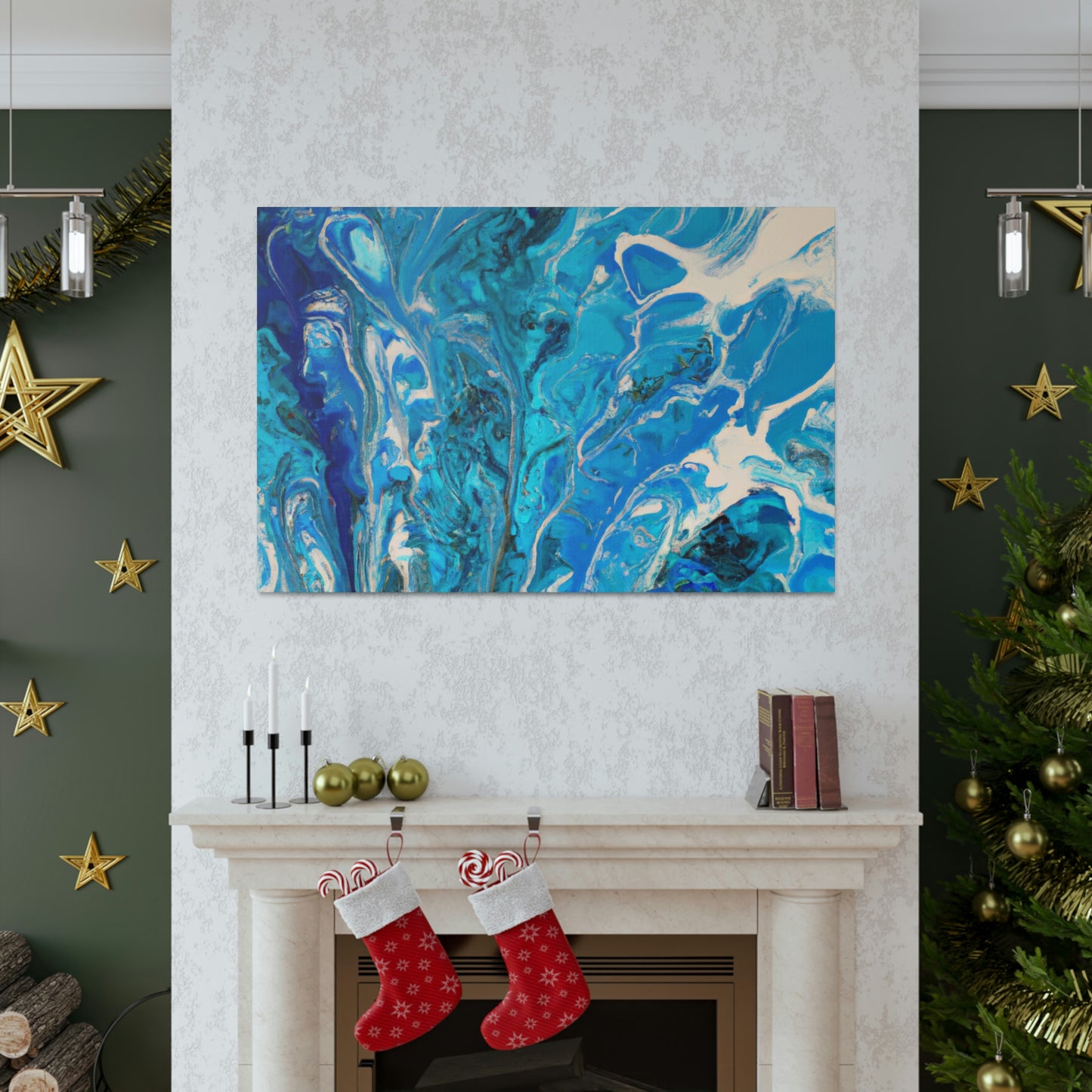 Blue Bliss. - Canvas