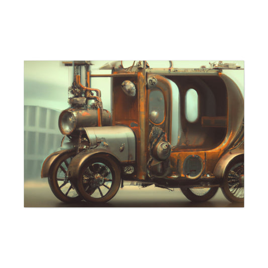 Steampunk Ride. - Canvas