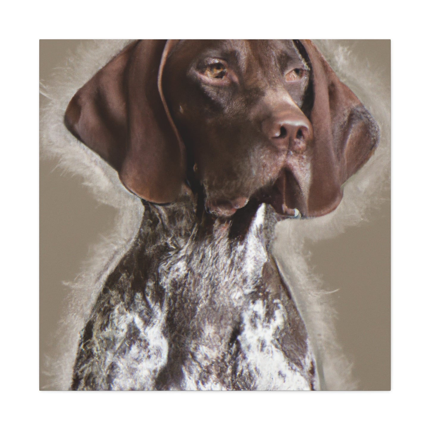 Pointer Posh. - Canvas