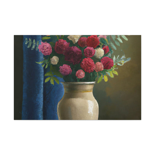 Floral Fantasia. - Canvas