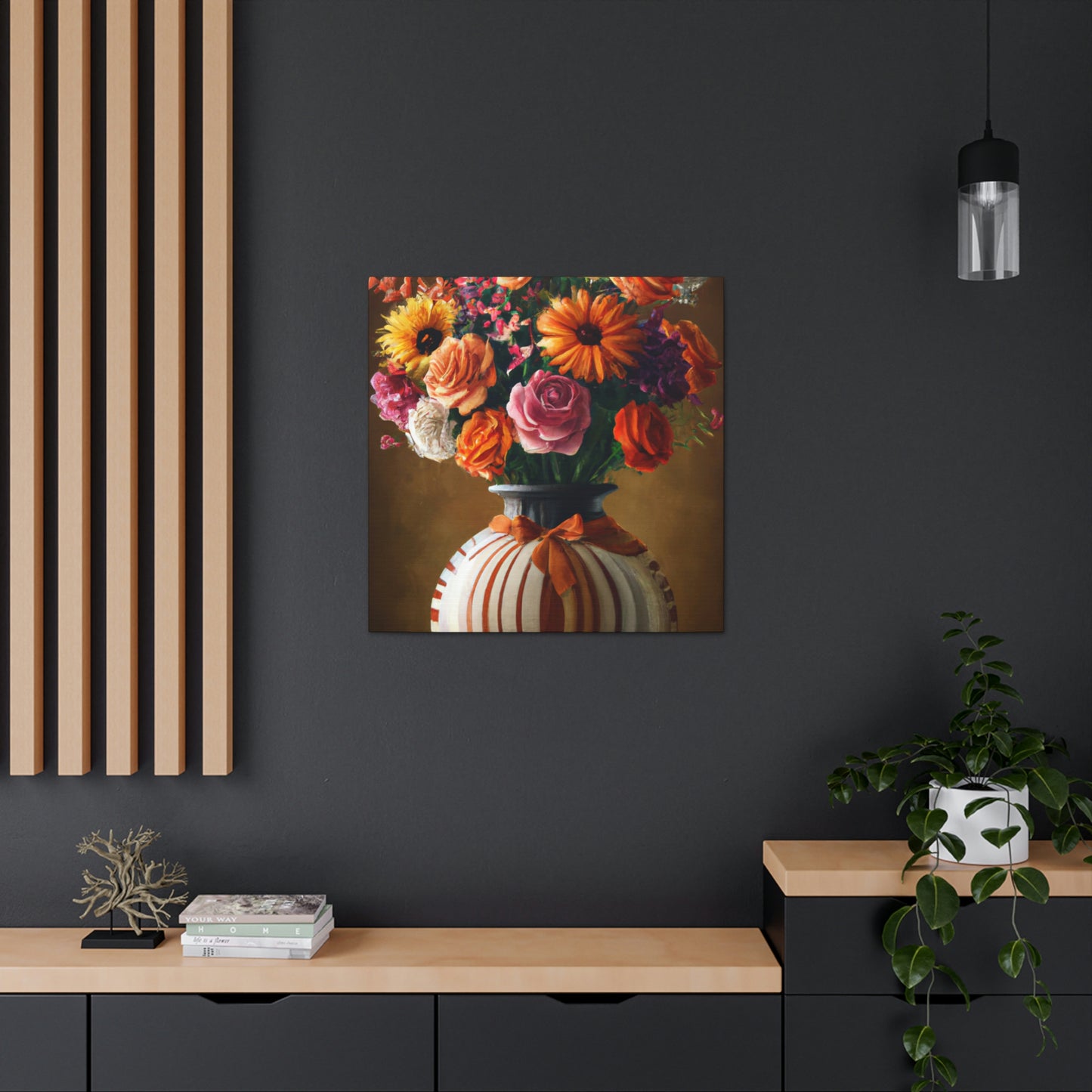 Fluid Floral Beauty - Canvas