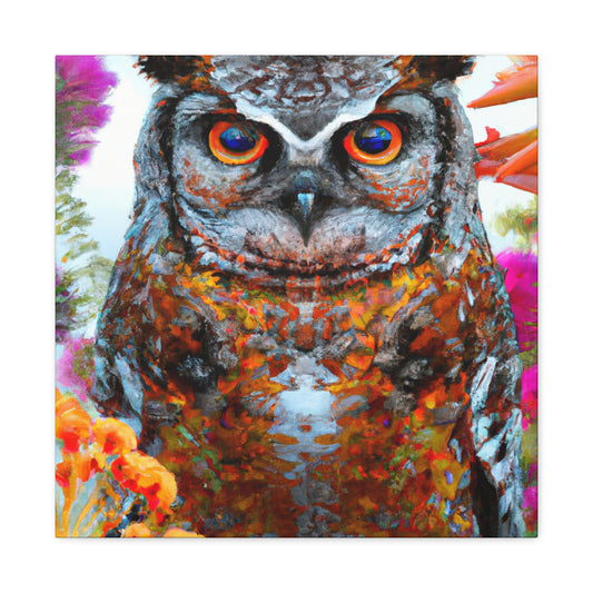 Owl's Splendor. - Canvas