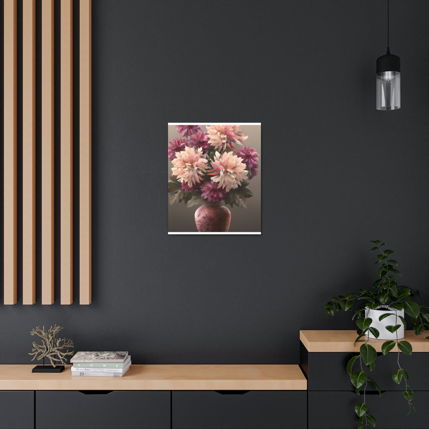 "Floral Finesse Art" - Canvas