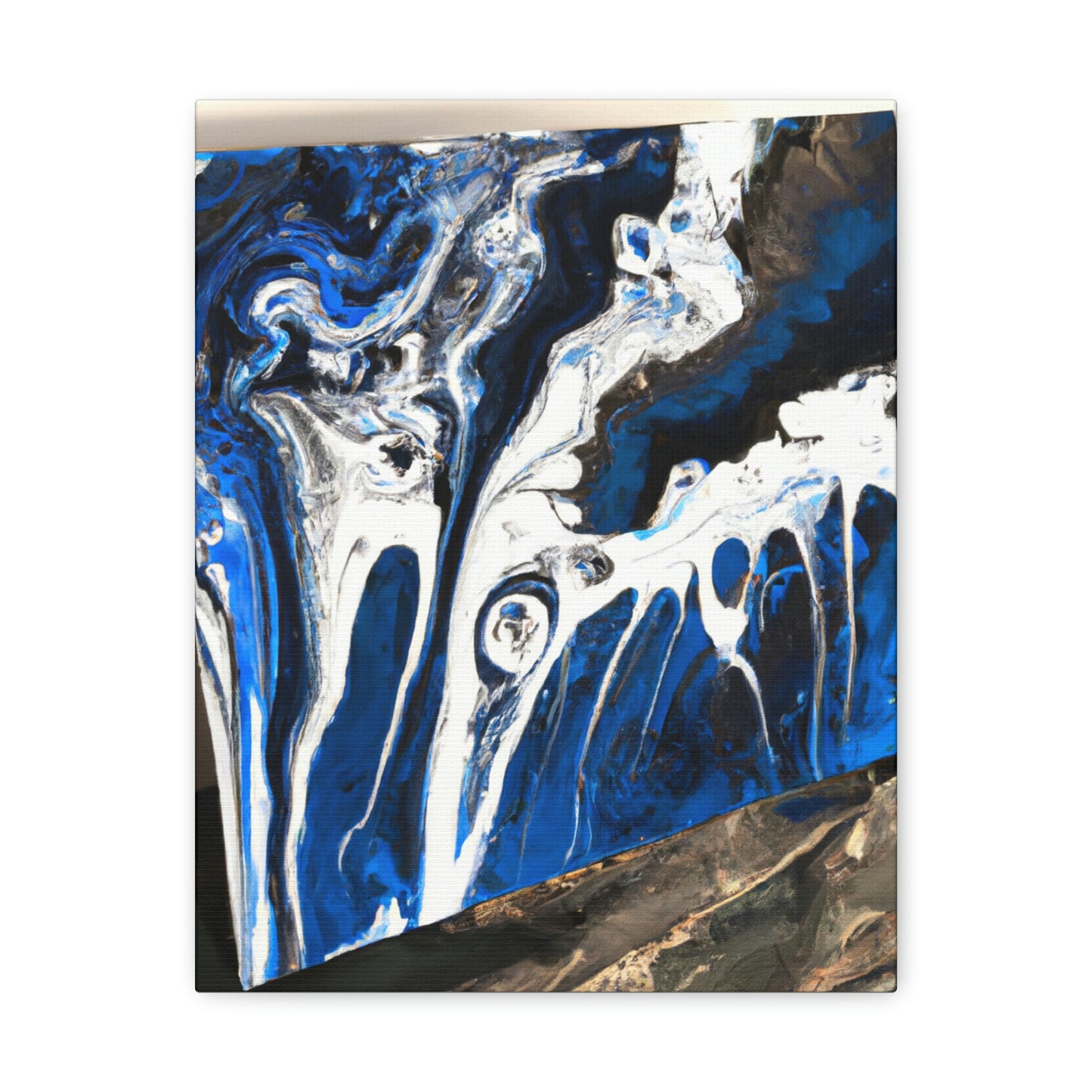 Blue Brilliance. - Canvas