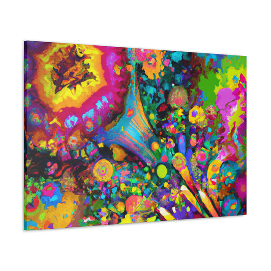 "Psychedelic Bloom" - Canvas