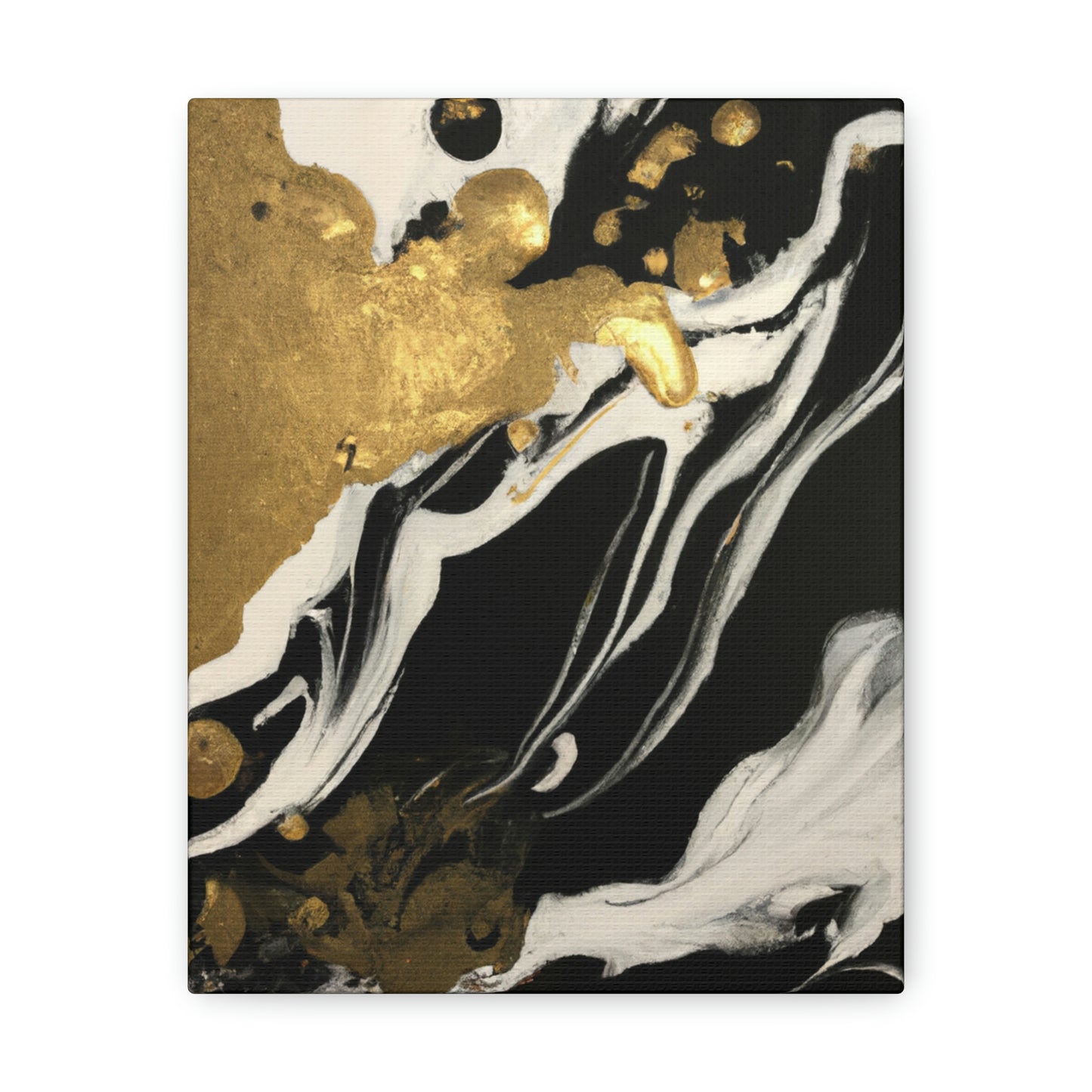 Gilded Mural Bliss - Canvas