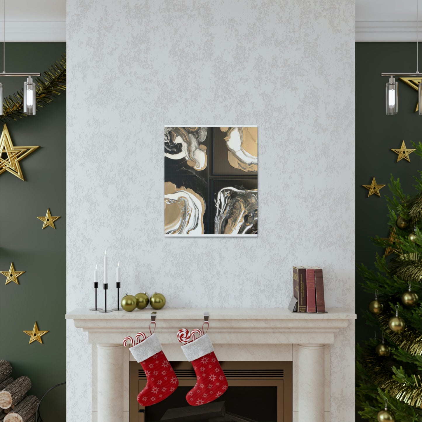 Midnight Luxury Glitz - Canvas