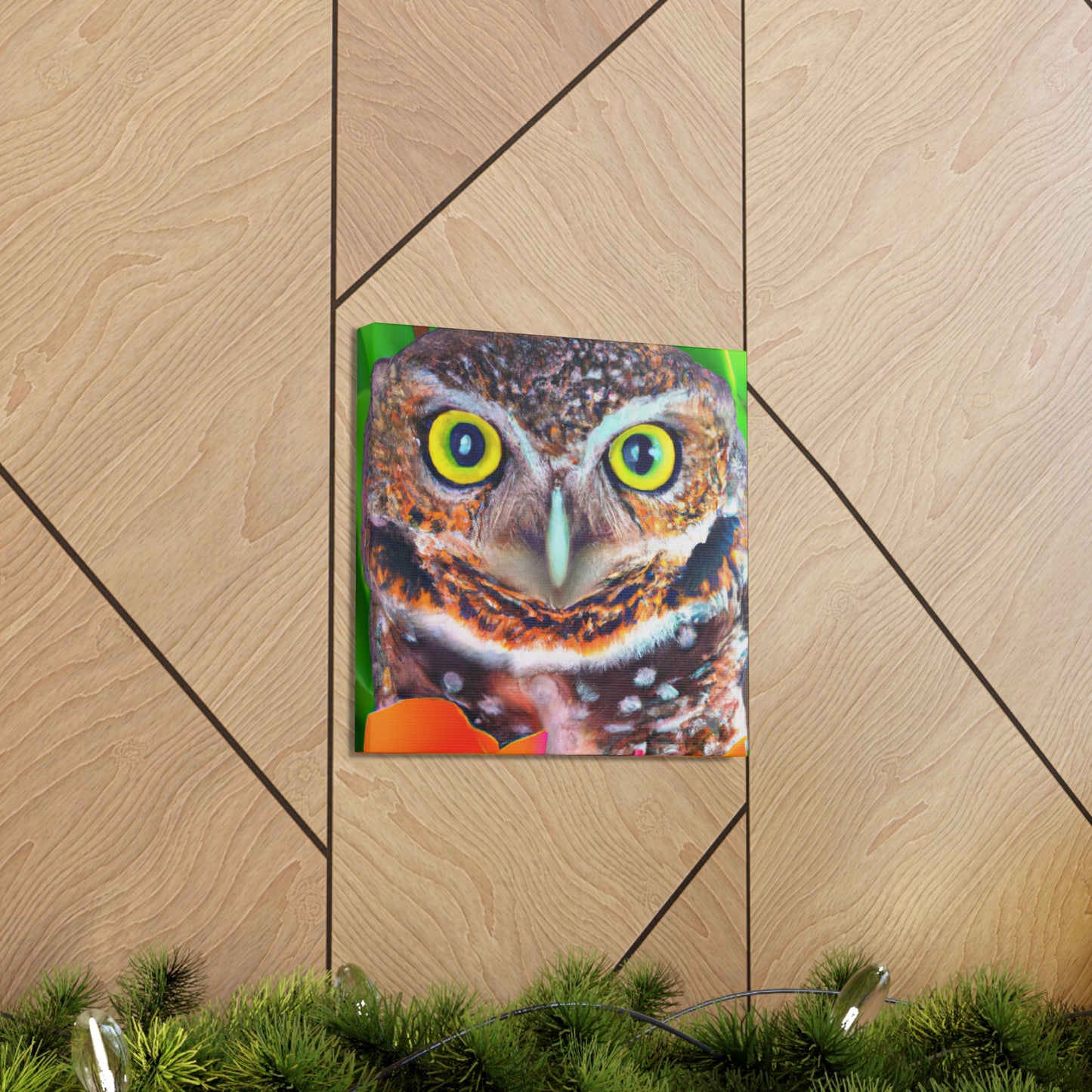 Owl Splendor. - Canvas