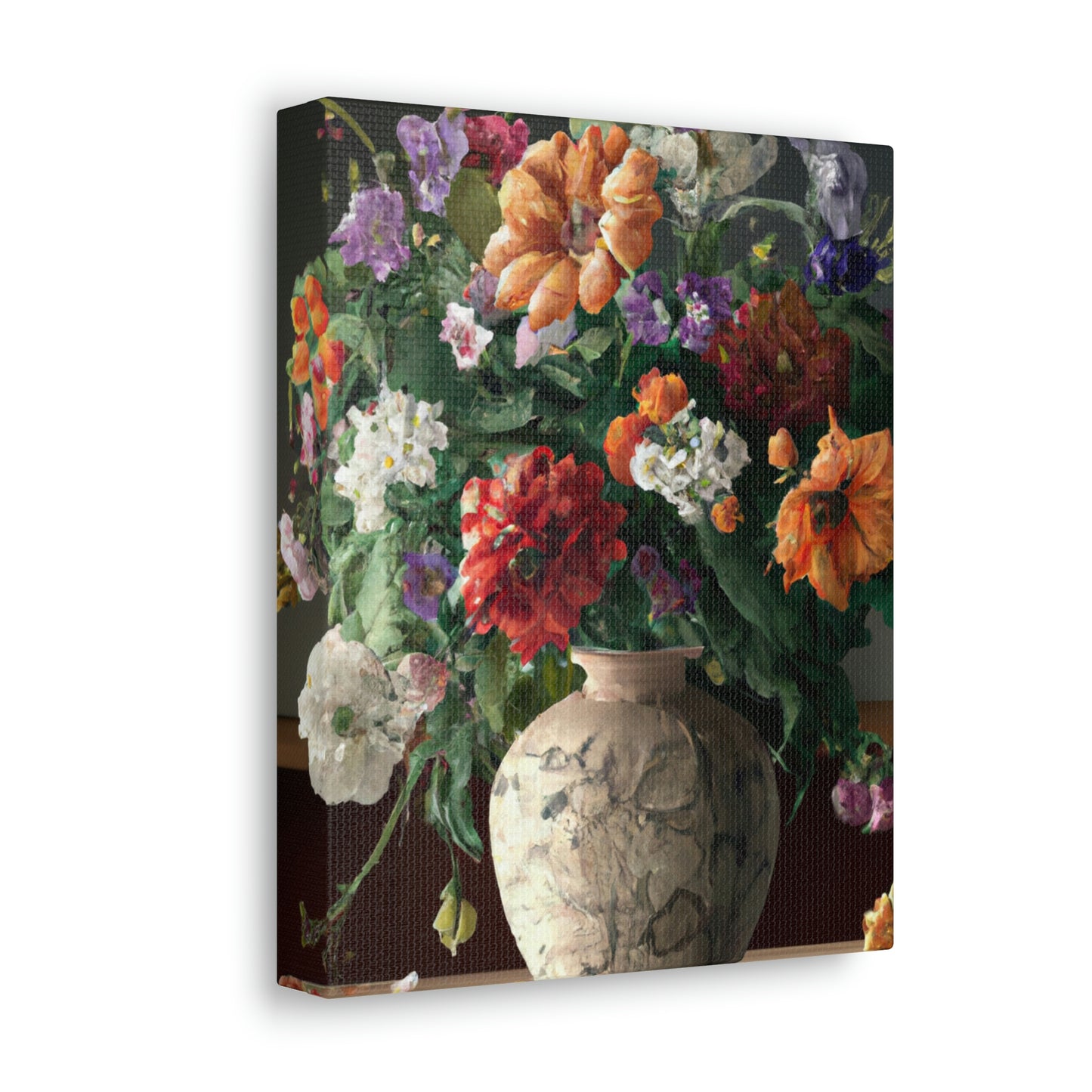 Vibrant Floral Bliss - Canvas