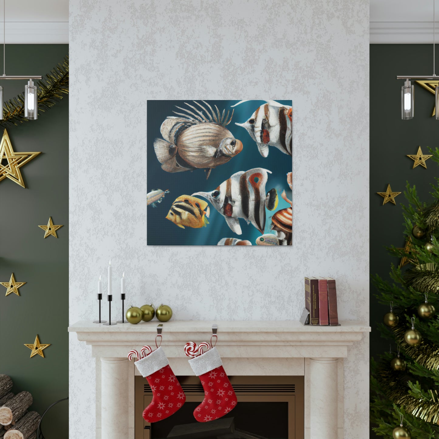 Oceanic Sea Life - Canvas