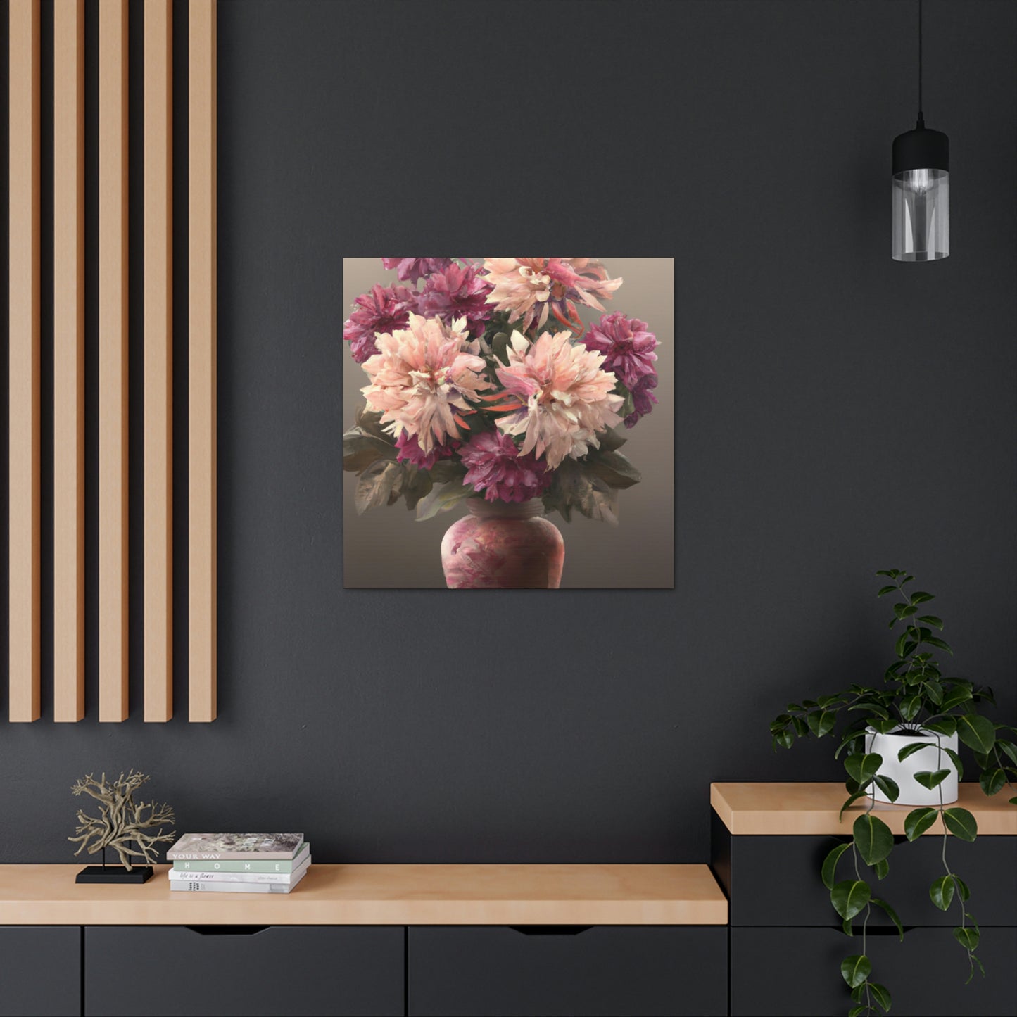 "Floral Finesse Art" - Canvas