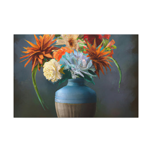 Joyous Floral Lush - Canvas