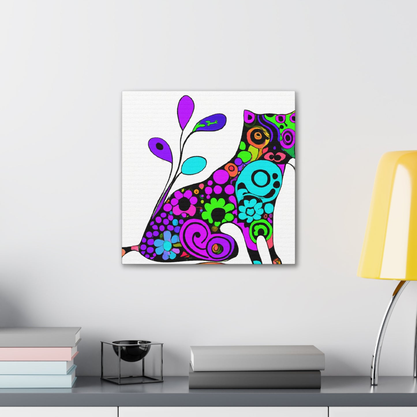 Flora Feline - Canvas