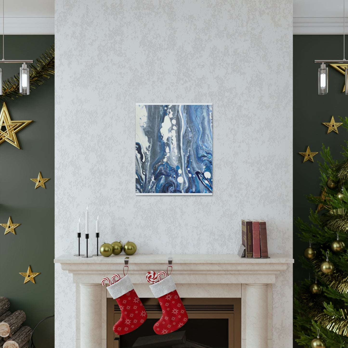 Blue Opulence - Canvas