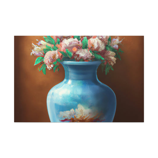 Floral Embellishment. - Canvas