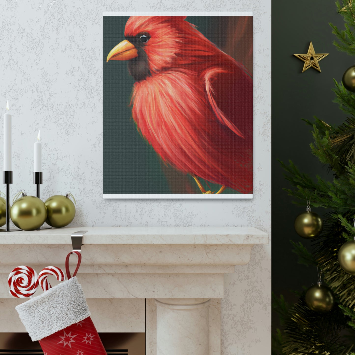 Redbird Sketch. - Canvas
