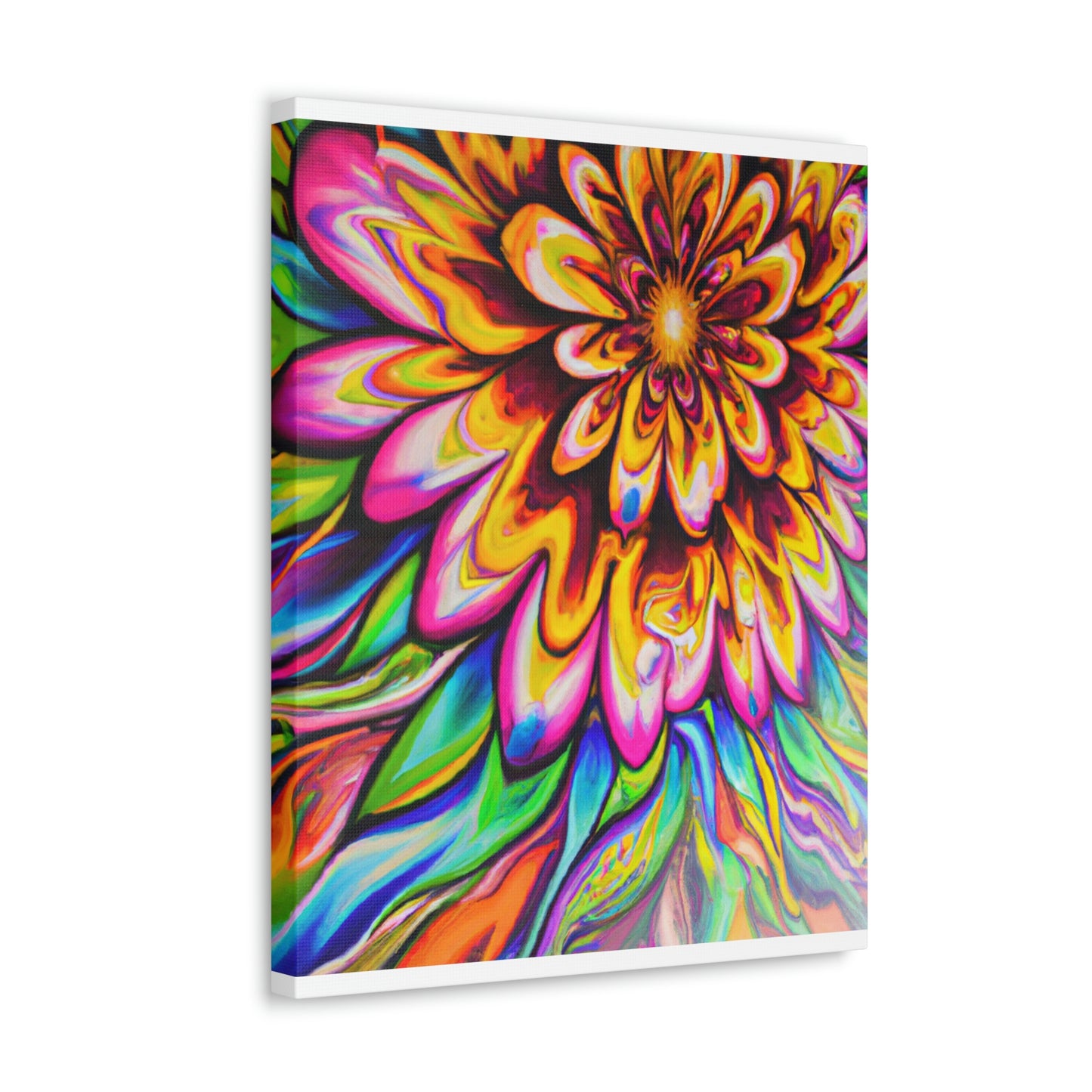 Psychedelic Bloom - Canvas